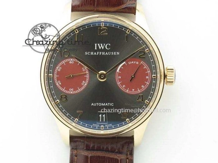 MIROTIME 1217 Portuguese Real PR Real Annual Calendar IW5035 YLF 1:1 Best Edition White Dial On Leather Strap A Refined 7243